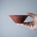 美濃焼 朱印 しのぎ小鉢 13.5cm M.STYLE Studio1156