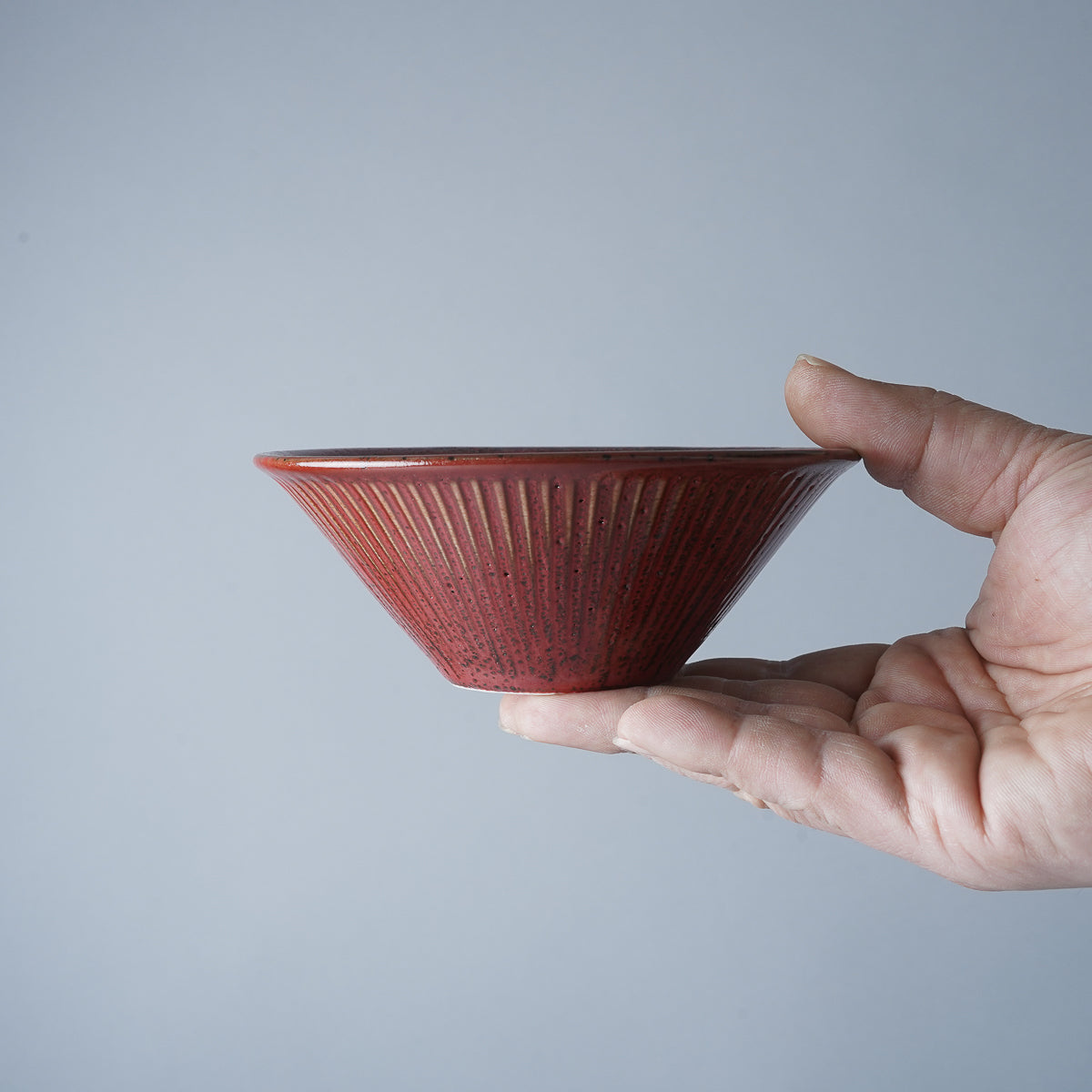 美濃焼 朱印 しのぎ小鉢 13.5cm M.STYLE Studio1156