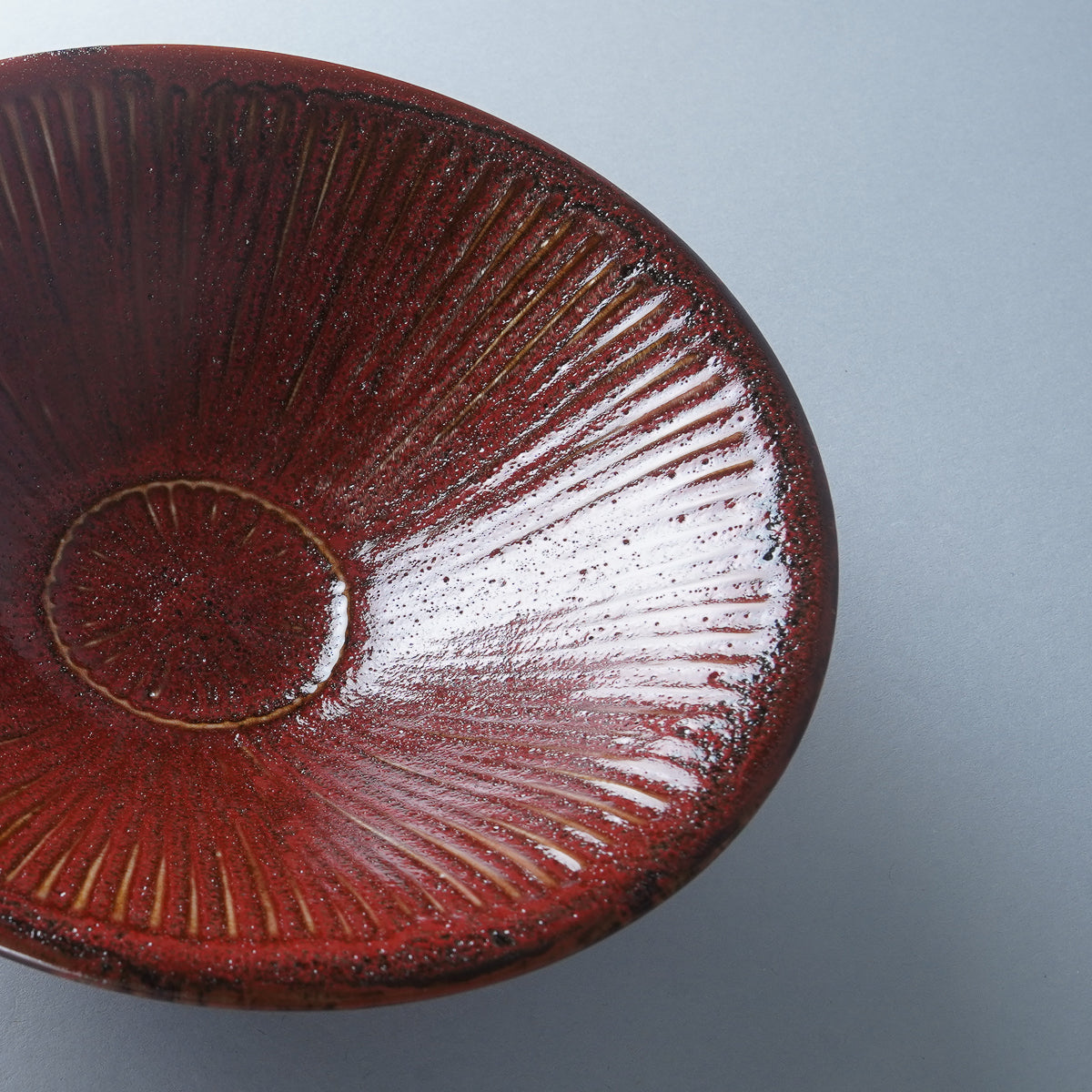 美濃焼 朱印 しのぎ小鉢 19cm M.STYLE Studio1156