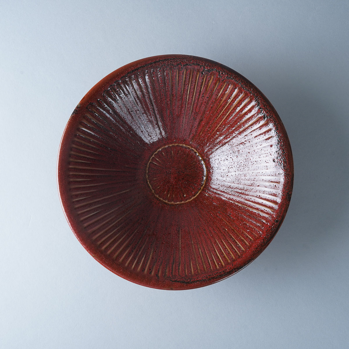 美濃焼 朱印 しのぎ小鉢 19cm M.STYLE Studio1156