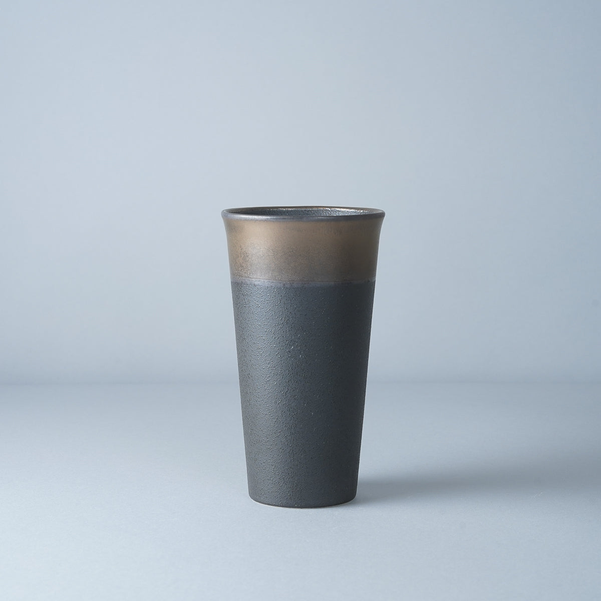 美濃焼 奏 タンブラー 400ml GD BK M.STYLE Studio1156