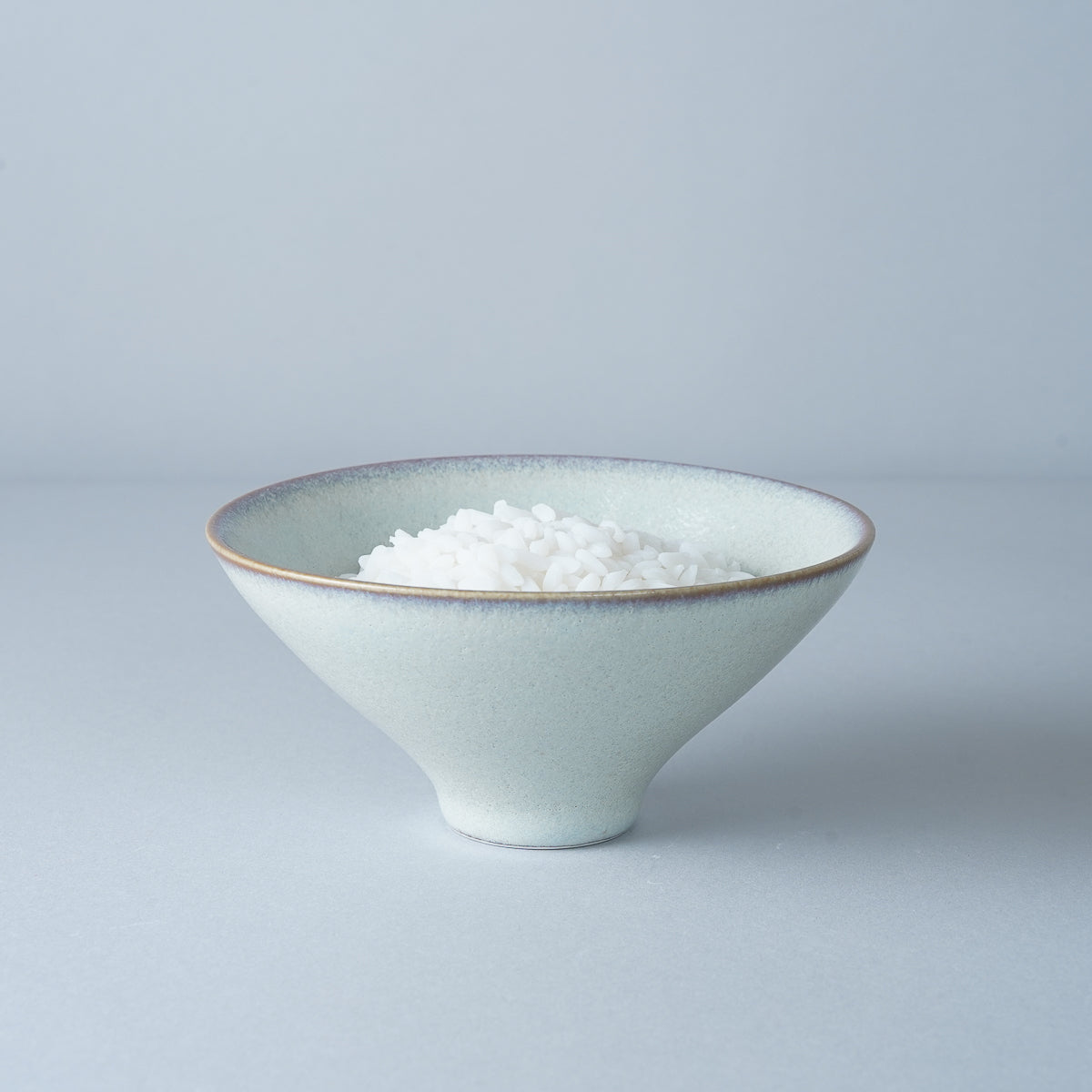 Cape 朝顔 飯碗 ご飯茶碗 13cm ライトグレー M.STYLE Studio1156