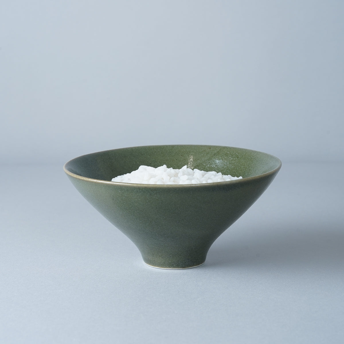 Cape 朝顔 飯碗 ご飯茶碗 13cm オリベグリーン M.STYLE Studio1156