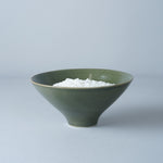 Cape 朝顔 飯碗 ご飯茶碗 13cm オリベグリーン M.STYLE Studio1156