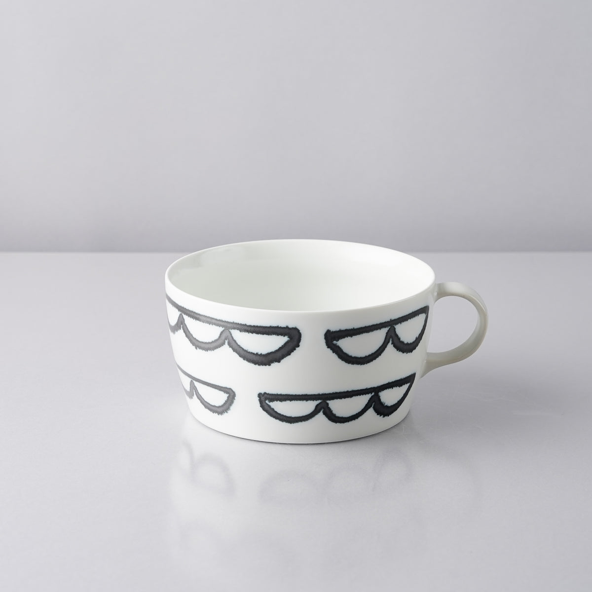 波佐見焼 スチールライン スープカップ 430ml ビーンズ natural69 Studio1156