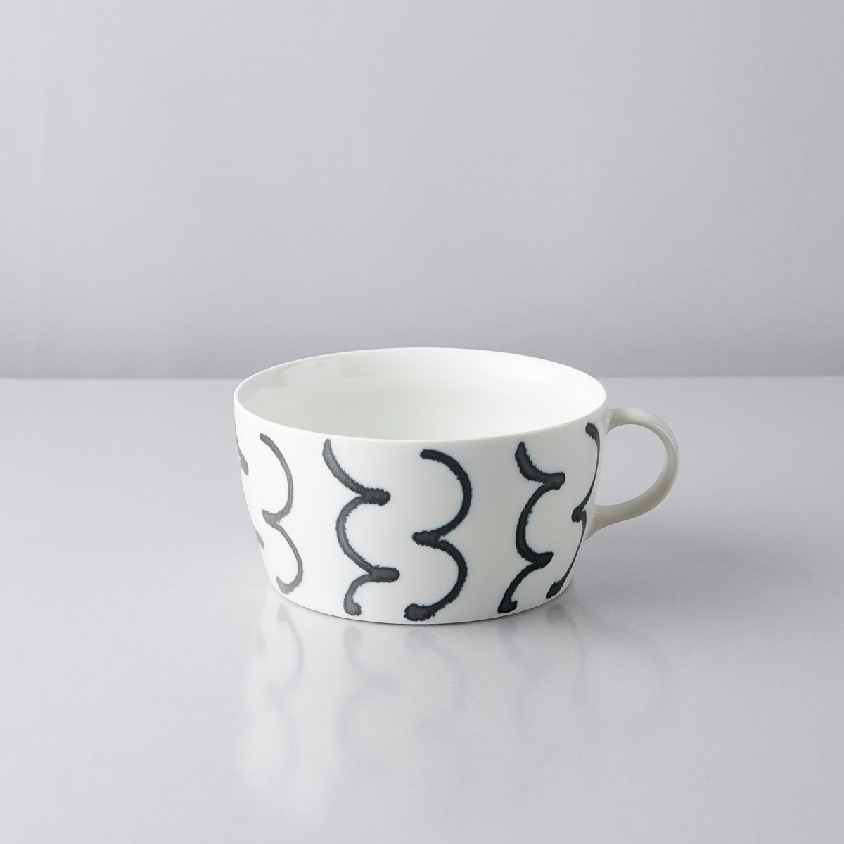 波佐見焼 スチールライン スープカップ 430ml マカロニ natural69 Studio1156