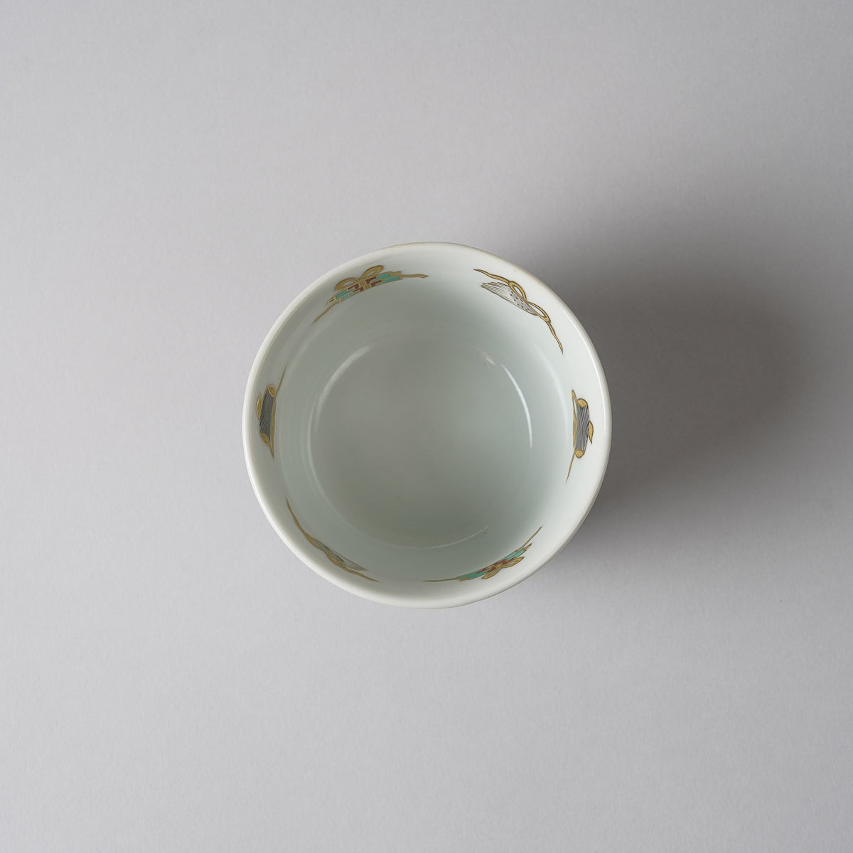 有田焼 色絵 桜剣先紋 そば猪口(大) 220ml Riso Studio1156
