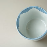 有田焼 染付 朝顔紋 そば猪口(大) 220ml Riso Studio1156