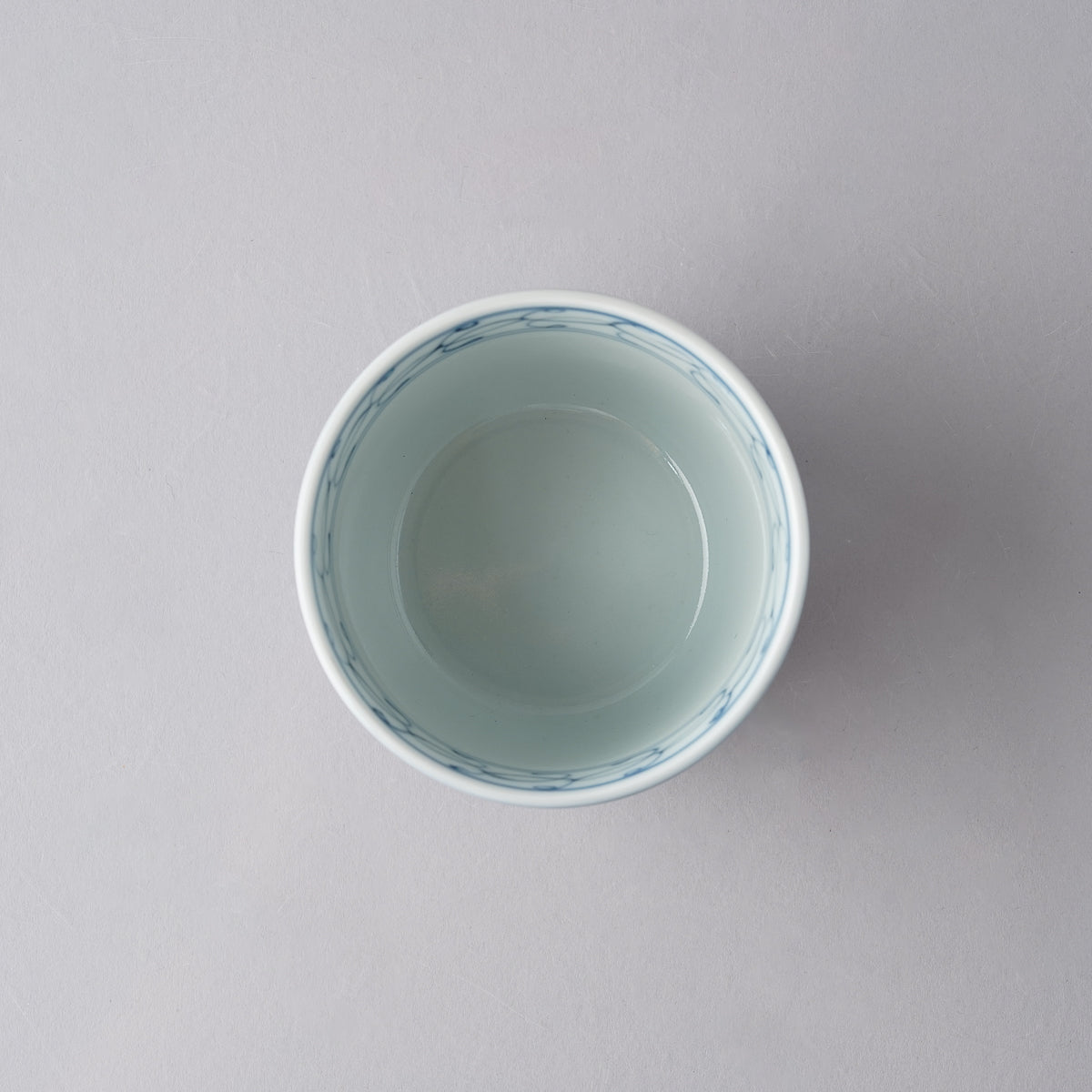有田焼 色絵 瑠璃地梅紋 そば猪口(大) 220ml 李荘窯 - Studio1156