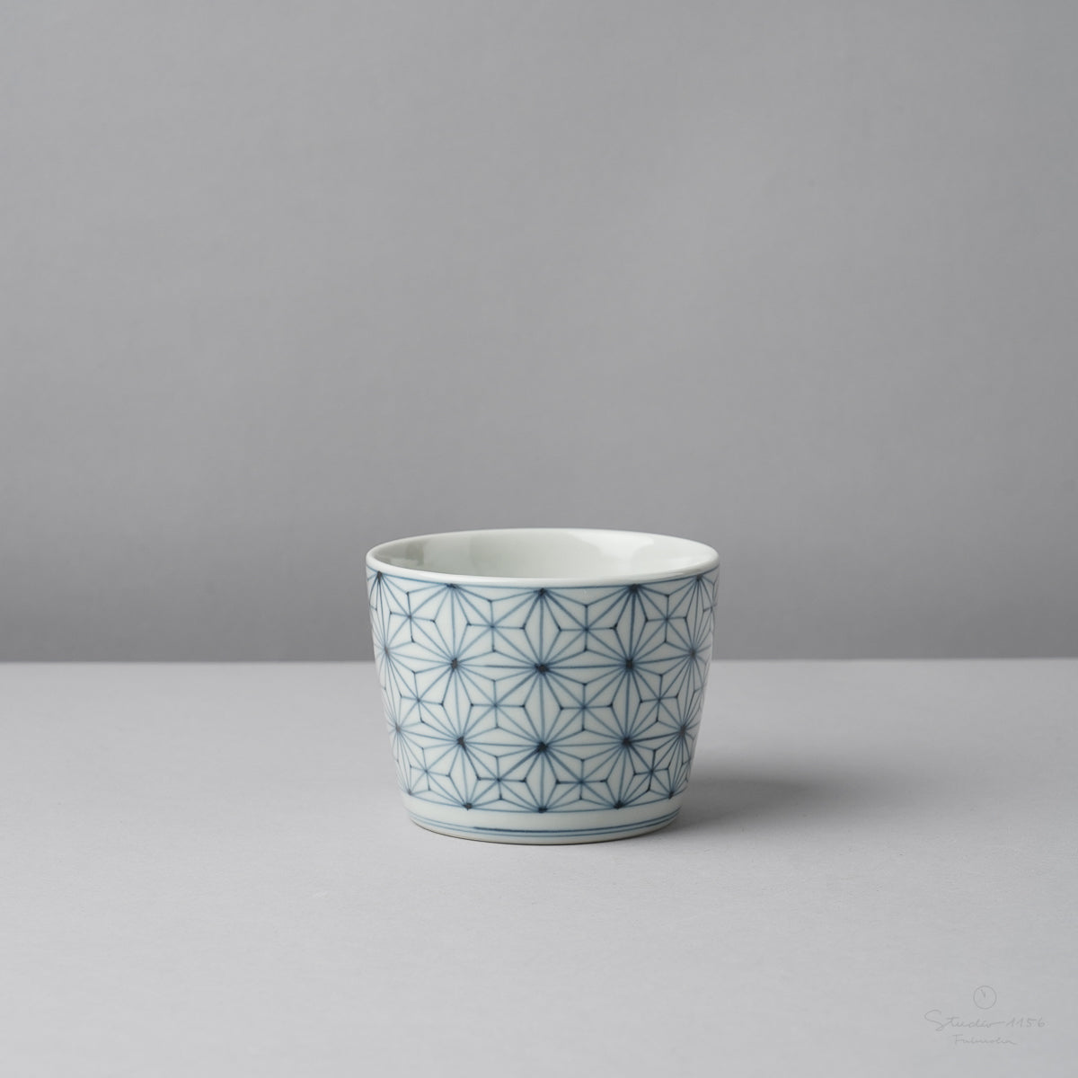 有田焼 染付 麻の葉紋 そば猪口(大) 220ml 有田焼 李荘窯 Studio1156