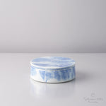 有田焼 平蓋物(ふたもの) ボウル 12cm 呉須垂込 Riso Studio1156