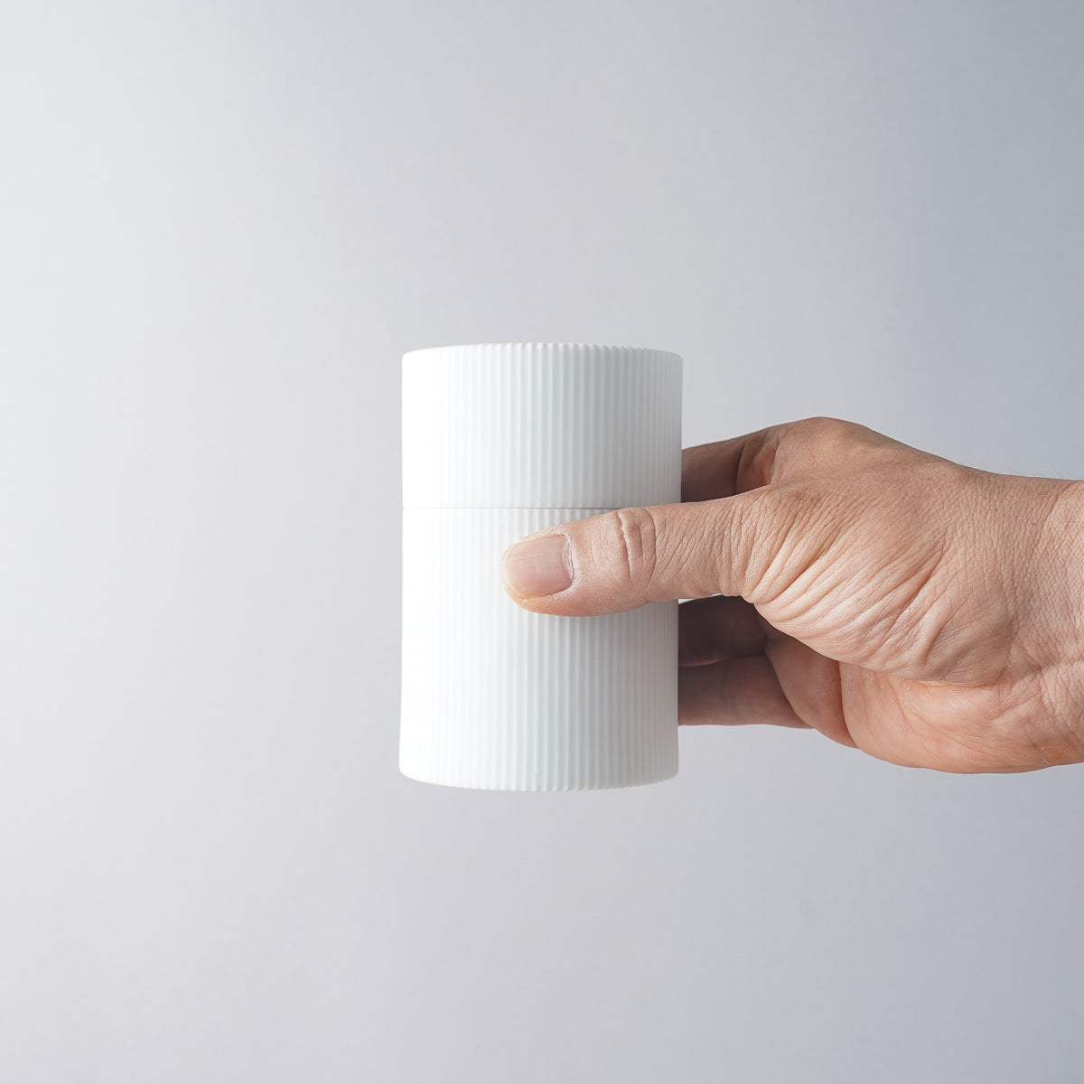 有田焼 鎬 茶筒 280ml Riso Studio1156