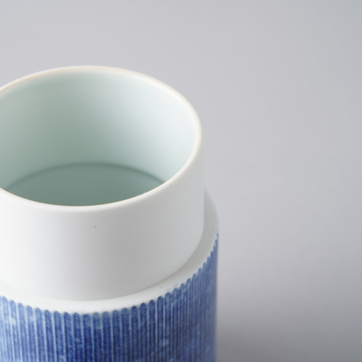 有田焼 鎬 茶筒 280ml Riso Studio1156