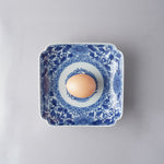 有田焼 染付 宝牡丹唐草 角切四方皿 15cm 有田焼 李荘窯 Studio1156