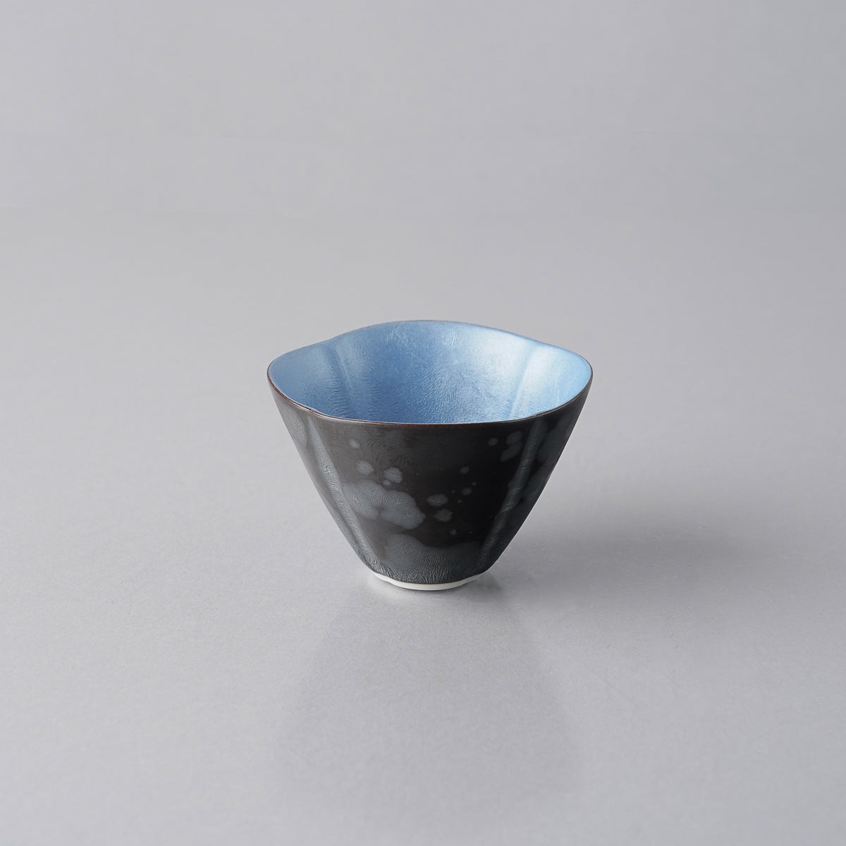 有田焼 シャインブルー 酒器(徳利とおちょこ) ぐい呑み(純米)40ml Riso Studio1156