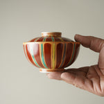 伊万里焼 赤十草 蓋物 11cm [数量限定] Kanemon Studio1156