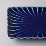 伊万里焼 菊彫り長角皿 16cm Sehyo Studio1156
