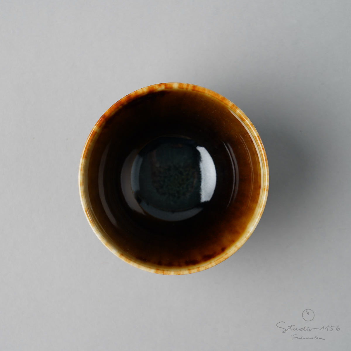 有田焼 轆轤挽 天目形ぐい呑 16色セット 90ml [木箱入り] Shinemon Studio1156