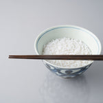 肥前吉田焼 染付八方割丸紋 六兵衛 ご飯茶碗 12cm Soemasa Studio1156