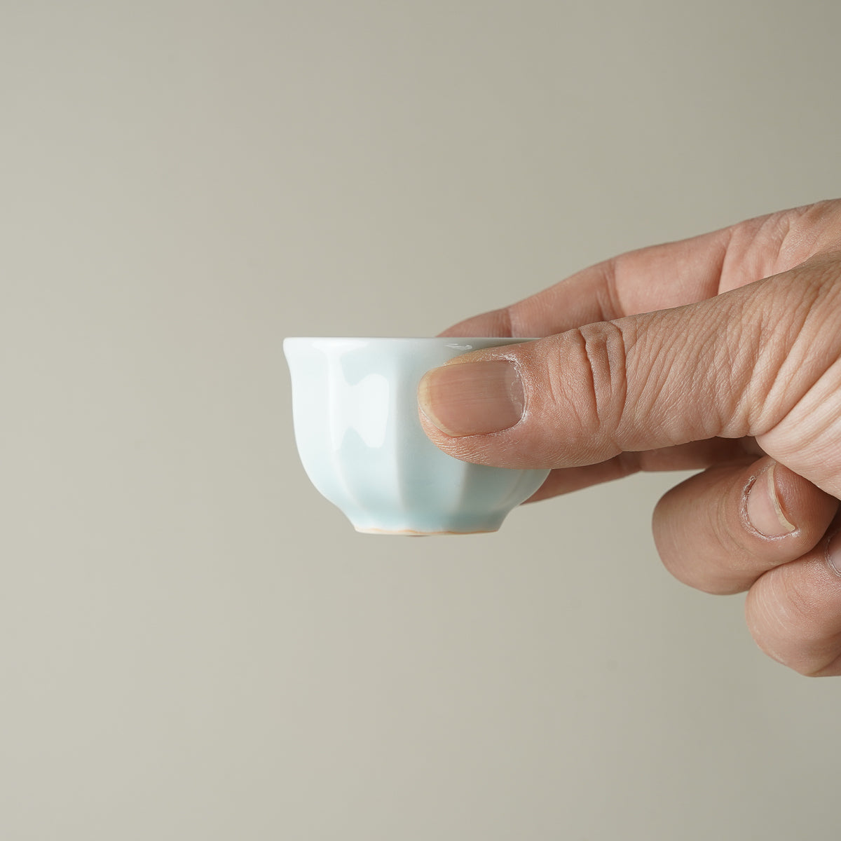 有田焼 青白磁 面取 徳利/ぐい呑 (200ml / 40ml) Seitoen Studio1156