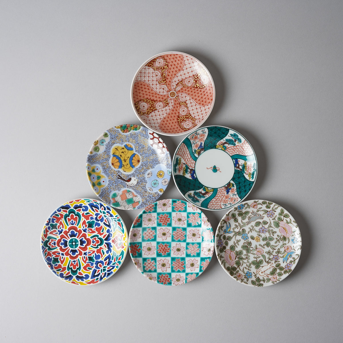 九谷焼 Kutani Art 小皿 10.5cm [6 Patterns] KitanoTojudo Studio1156