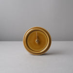 美濃焼 TILE WOOD CLOCK 陶器時計 置き時計 電池付 ペールイエロー(WP-14) SUGY Studio1156