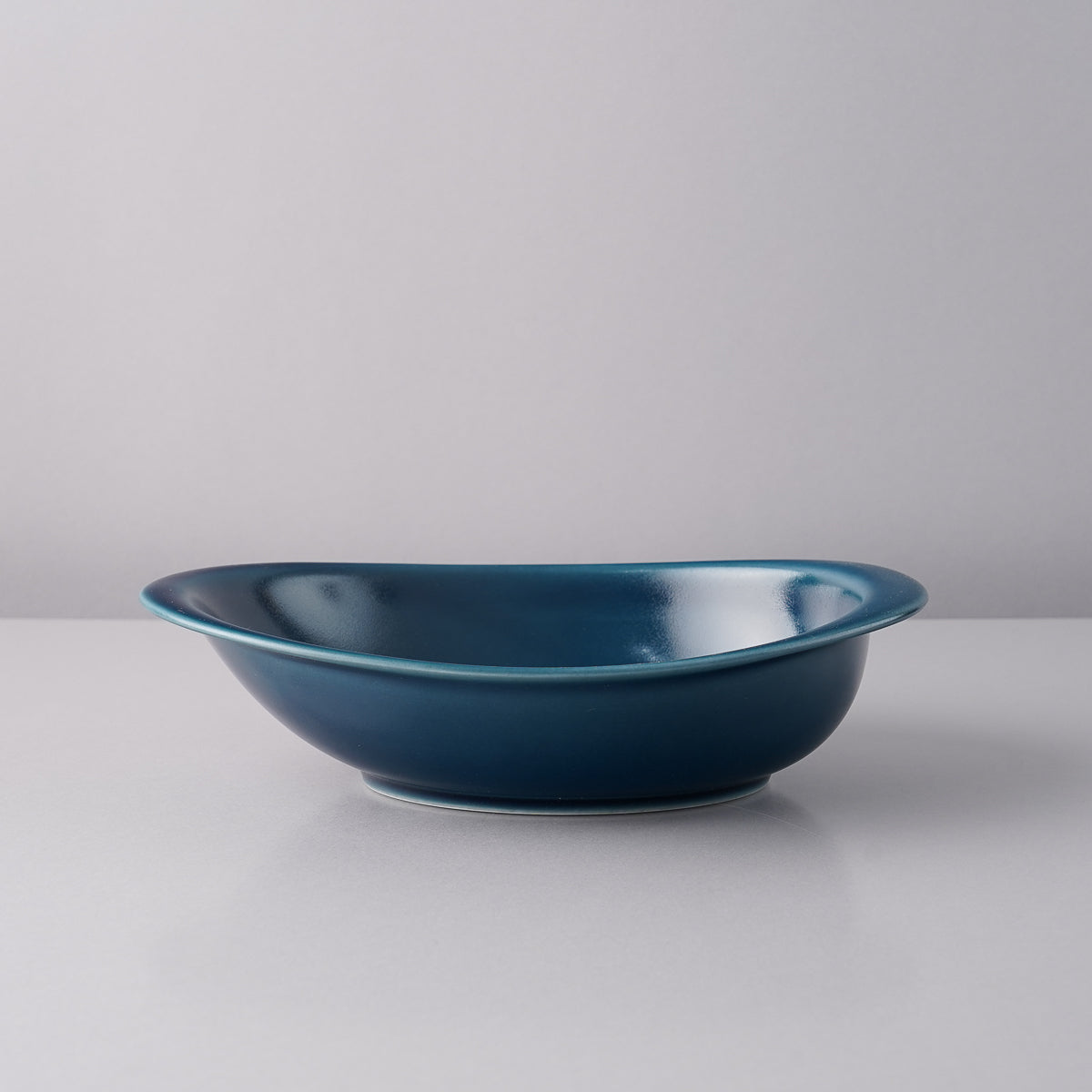 波佐見焼 OVENWARE グラタン皿 オーバル(L) 22.5cm [耐熱食器] ブルー(BU) Saikai Studio1156