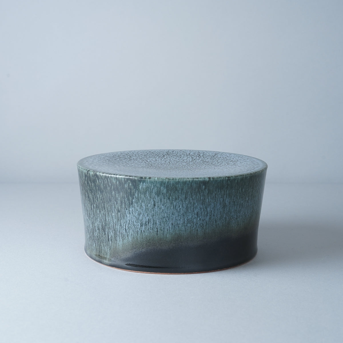 美濃焼 宙(ソラ) 高台プレート High 16.5cm GY Sakuzan Studio1156