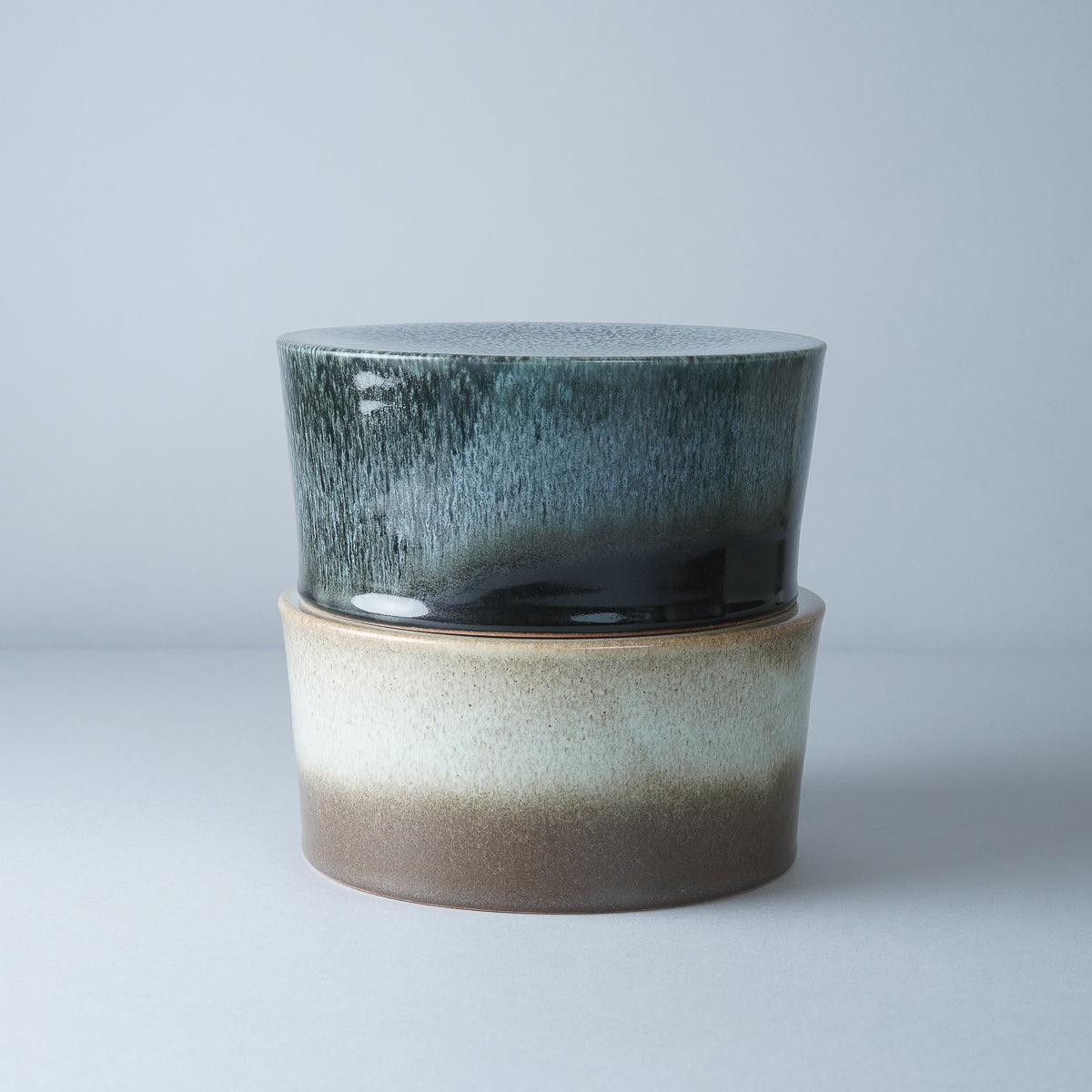 美濃焼 宙(ソラ) 高台プレート High 16.5cm Sakuzan Studio1156