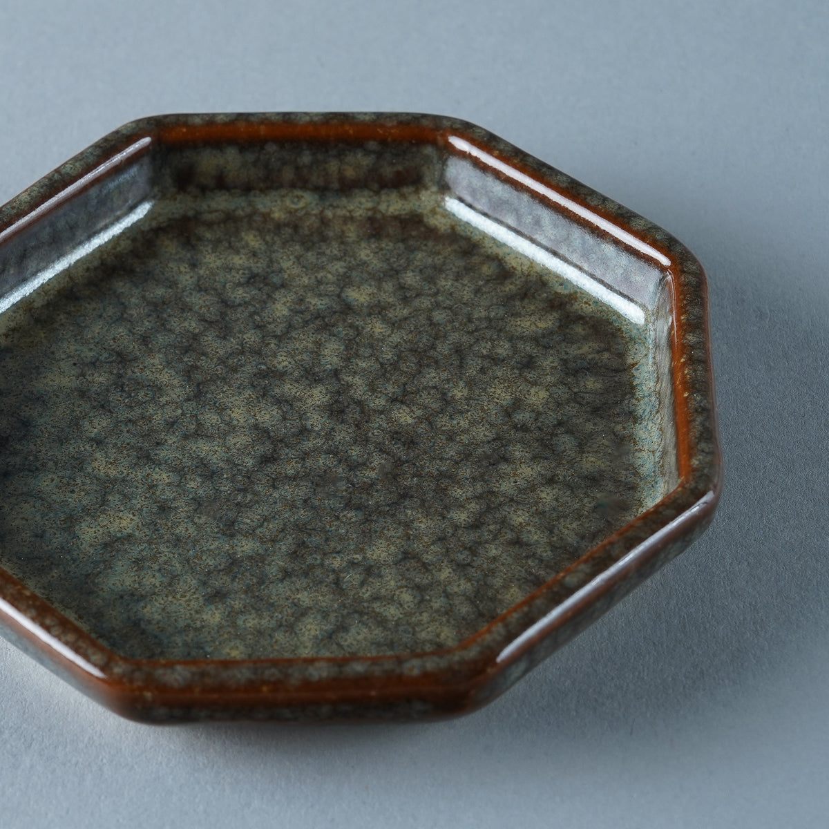 美濃焼 アニス 八角プレート 7cm Sakuzan Studio1156