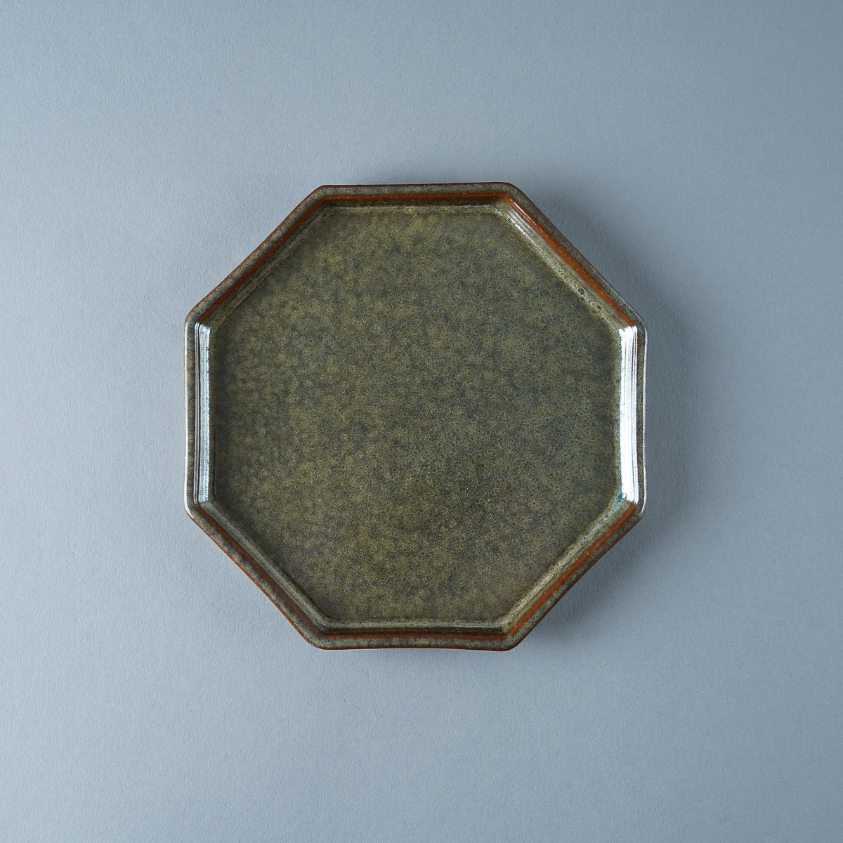 美濃焼 アニス 八角プレート MG 14cm Sakuzan Studio1156