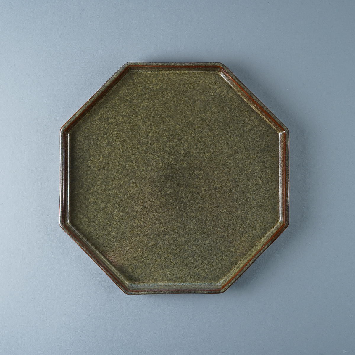 美濃焼 アニス 八角プレート MG 24cm Sakuzan Studio1156