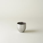 有田焼 黒柚子 ぐい呑み 50ml [金/銀] 銀 Touetsu Studio1156