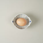 波佐見焼 染付 菊割青海波 手付小付 小鉢 10cm Takayama Studio1156