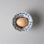 波佐見焼 染付 割草花兎紋 雪輪小付 小鉢 9.5cm Takayama Studio1156