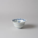 波佐見焼 染付 割草花兎紋 雪輪小付 小鉢 9.5cm Takayama Studio1156