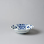 波佐見焼 染付 中鉢 15.5cm [2 Patterns] 青黛花紋 Takayama Studio1156