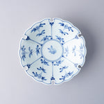 波佐見焼 染付 割草花兎紋 雪輪銘々皿 15.5cm Takayama Studio1156