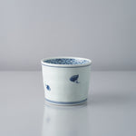 波佐見焼 染付 手彫そば猪口 190ml Takayama Studio1156