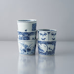 波佐見焼 染付 手彫そば猪口 190ml Takayama Studio1156