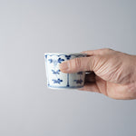 波佐見焼 染付 手彫そば猪口 190ml Takayama Studio1156