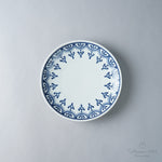 波佐見焼 染付 五寸丸皿 15cm 瓔珞紋 Takayama Studio1156