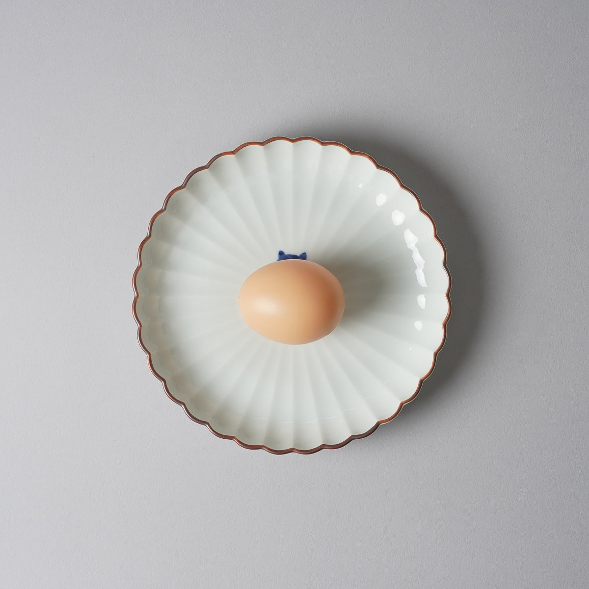 하사미야키 고스 고양이 국화꽃 오순 접시 16cm [4가지 패턴]