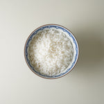波佐見焼 染付 祥瑞鳳凰一閑人 菊彫ご飯茶碗 12cm Takayama Studio1156