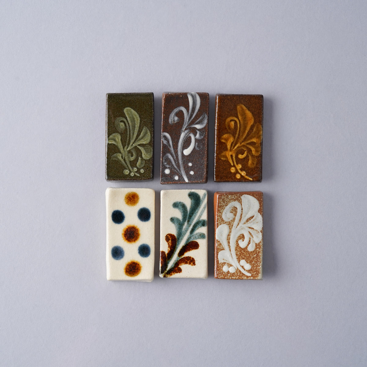壺屋焼 やちむん 箸置き 5cm Toushin Studio1156