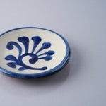 壺屋焼 やちむん 唐草 三寸皿 9.5cm Toushin Studio1156