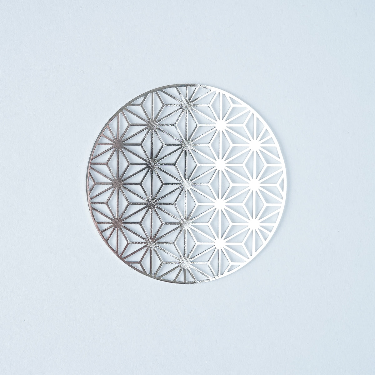unimet ユニメット ステンレス コースター トップ 8cm 麻の葉(T1) unimet Studio1156
