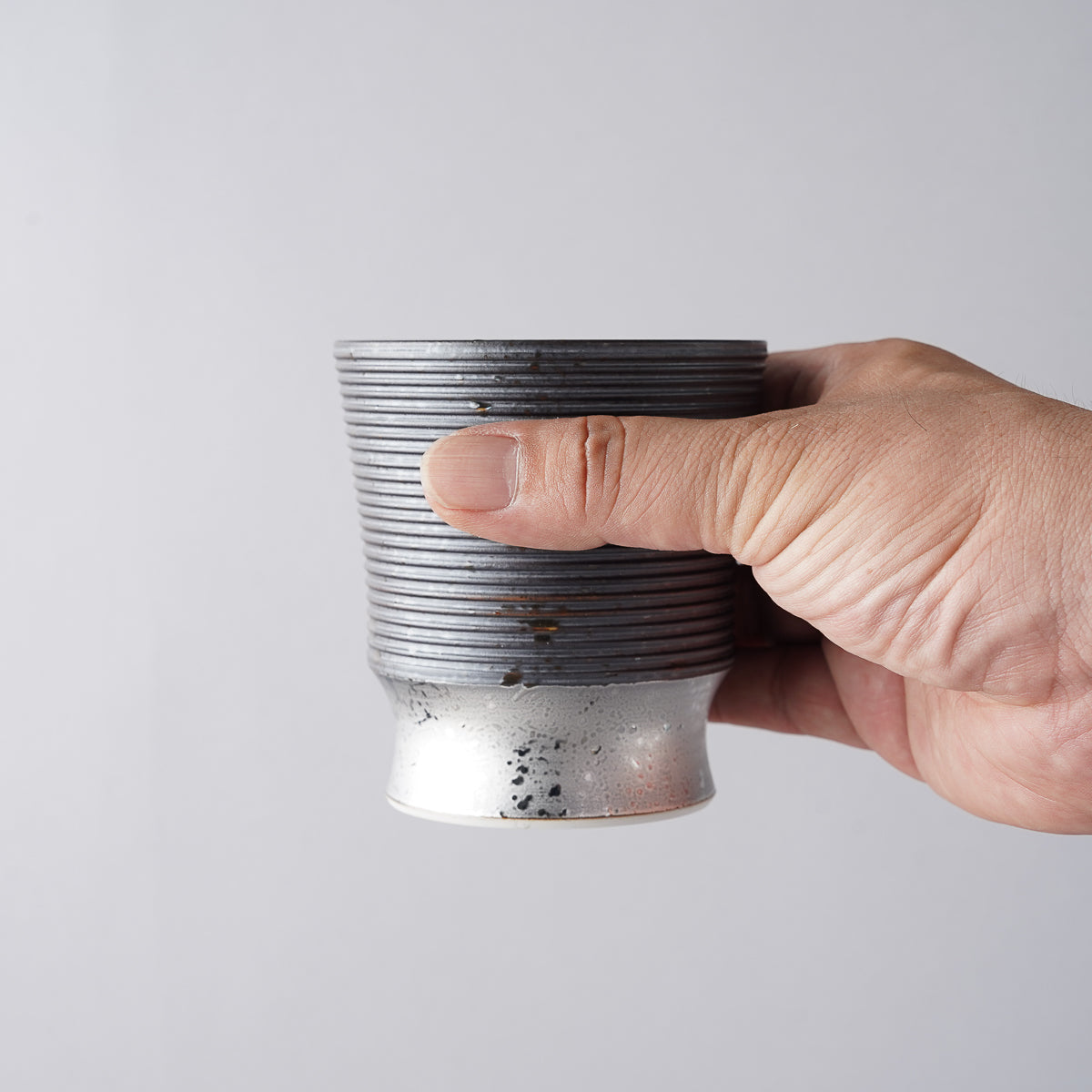 波佐見焼 ワビカップ ボーダー フリーカップ 300ml Wazan Studio1156