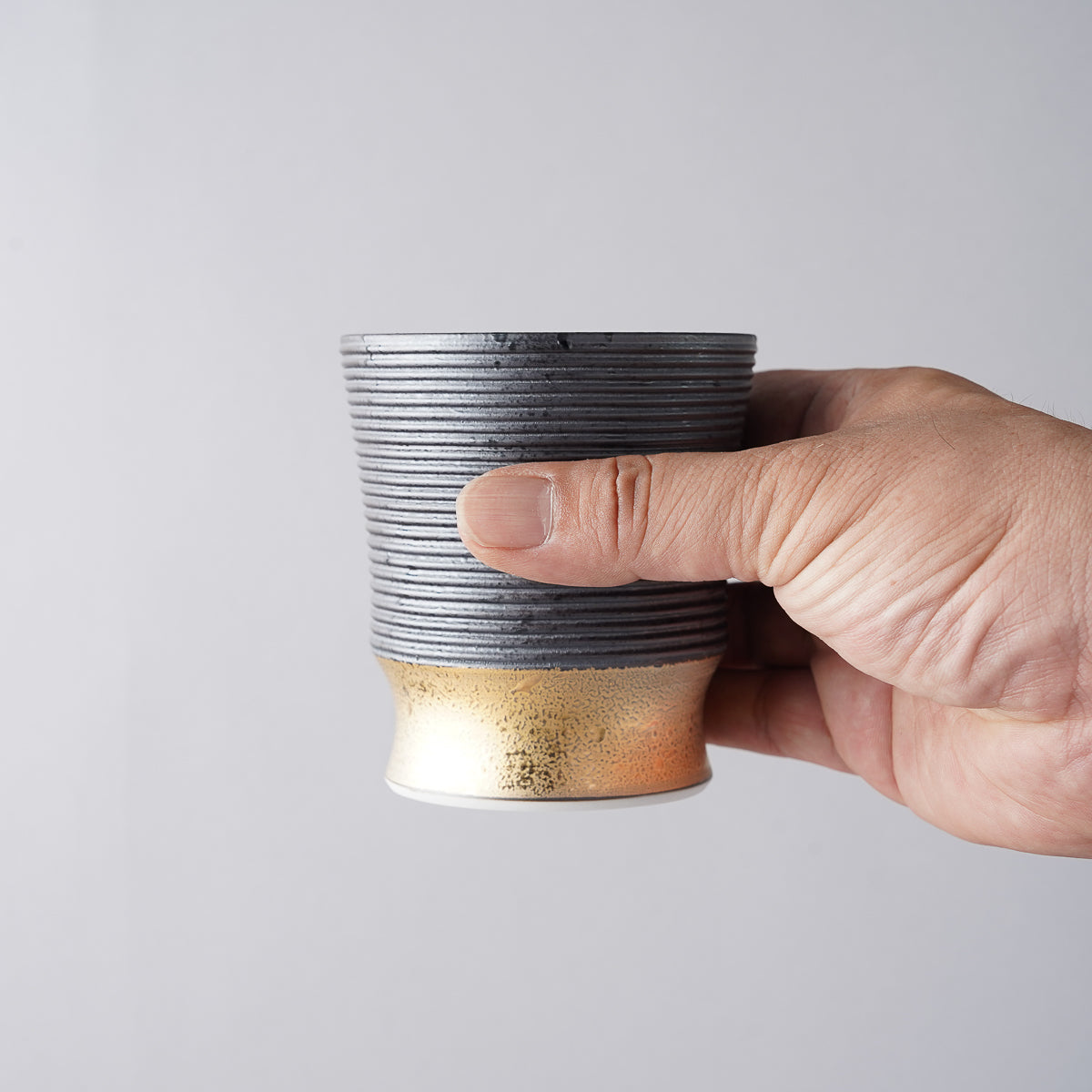 波佐見焼 ワビカップ ボーダー フリーカップ 300ml Wazan Studio1156