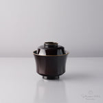 越前漆器 嵐山小吸椀 210ml [食洗機対応] 溜内黒天金 Echizen Studio1156